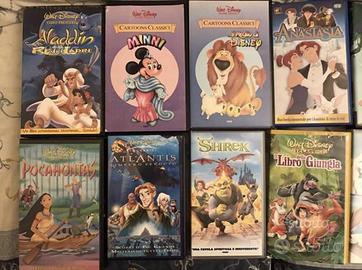 Videocassette VHS cartoni