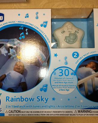 Chicco Rainbow Sky Arco Lettino Neonato 2in1 