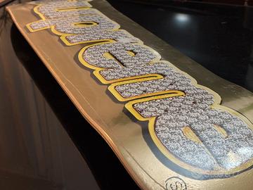 Supreme Bling Box Logo Skateboard Deck SS22 nuovo