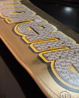 Supreme Bling Box Logo Skateboard Deck SS22 nuovo