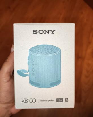 Speaker Bluetooth SONY XB100 verde acqua nuovo