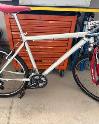 Mtb retro anni 90 Easton Elite e Manitou rossa