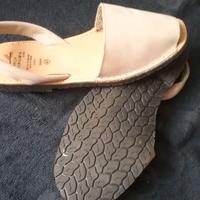 MINORCHINE ORIGINALI IN PELLE E CUOIO SANDALLI