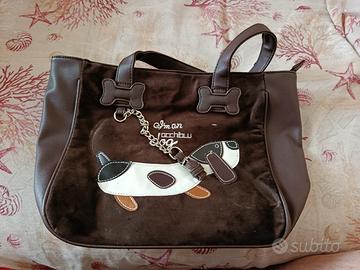 BORSA DONNA Colore marrone/ marrone scamosciato