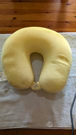 Cuscino da viaggio per il collo,giallo,mai usato