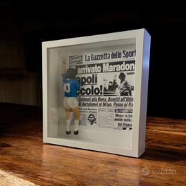 quadro Maradona in 3d