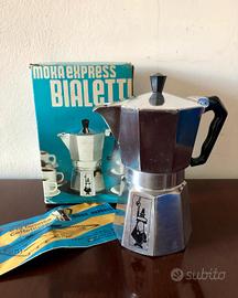 Moka Express Bialetti 6 tazze nuova  vintage 1975