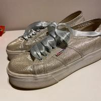 Superga argento donna