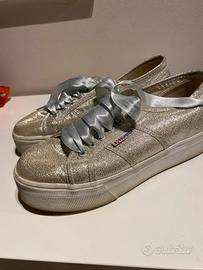 Superga argento donna