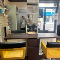 Arredamento per negozio parrucchiere