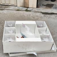 Servizio di cristallo per dolci