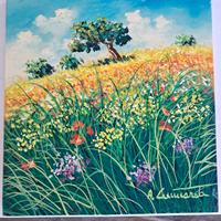 Antonino Cammarata 20x20 Olio Su Tavola