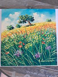 Antonino Cammarata 20x20 Olio Su Tavola