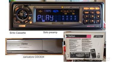Sintocassette Clarion+caricatore cd
