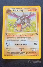 Aerodactyl HOLO 1a Edizione Fossil ITA - MINT