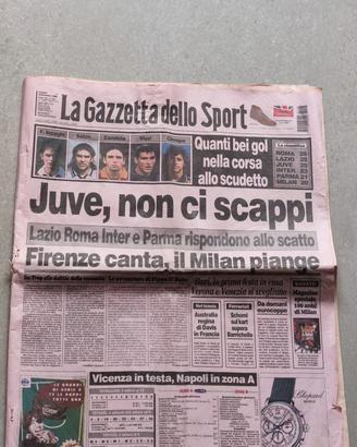 Gazzetta dello Sport 6 dicembre 1999