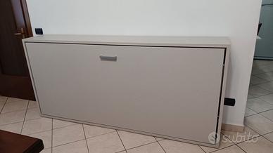 Letto abbassabile orizzontale