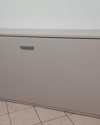 Letto abbassabile orizzontale