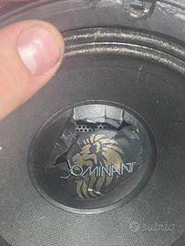 Casse dominant + tweeter edge pro