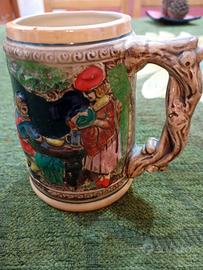 Boccale vintage in ceramica 