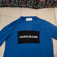 MAGLIONE CALVIN KLEIN NERO E BLU
