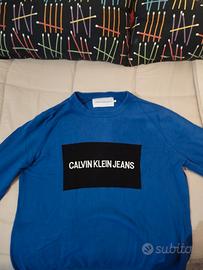 MAGLIONE CALVIN KLEIN NERO E BLU