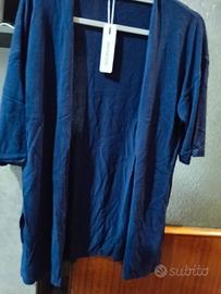 Cardigan Lungo Leggero Donna 3/4 Maniche 
