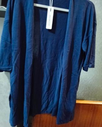 Cardigan Lungo Leggero Donna 3/4 Maniche 