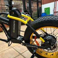 Bici elettrica argento