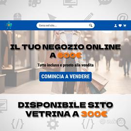Sito Web Professionale: Vetrina o E-commerce