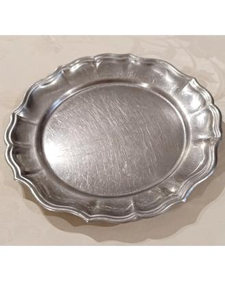 Vassoietto rotondo inox vintage 