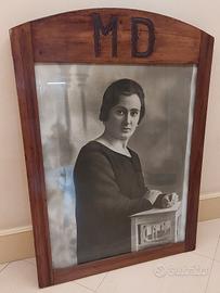 Quadro portafoto con ritratto d'epoca primi 900