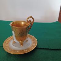 tazza caffè con oro zecch Bavaria inizio 900