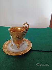 tazza caffè con oro zecch Bavaria inizio 900