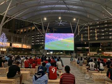 MAXISCHERMO LEDWALL PER EVENTI PARTITE CALCIO