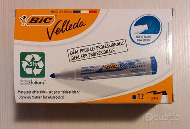 Marcatore BIC per lavagna - punta tonda 12 pz