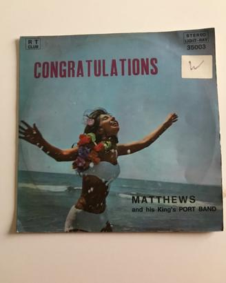 Disco Matthews Congratulatios