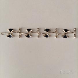 Bracciale in Argento Massiccio Vintage 925
