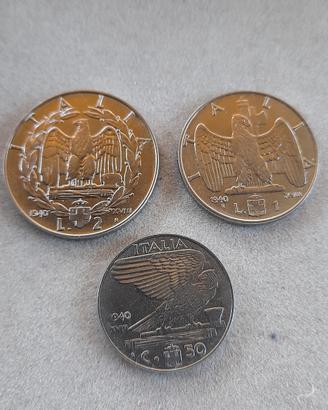 monete Regno d'Italia 1940