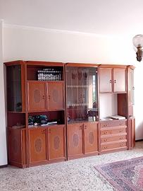 MOBILE SOGGIORNO VETRINETTA LIBRERIA VINTAGE