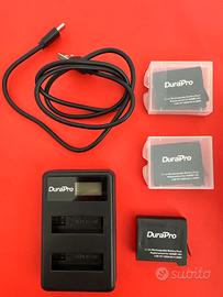 Kit batterie e caricatore DuraPro per GoPro