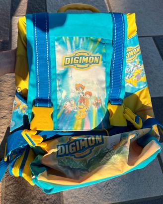 ZAINO SCUOLA DIGIMON