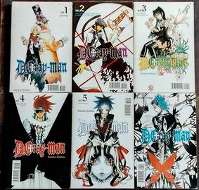 Manga D.Gray-Man vol.1-12 (Incompleta)