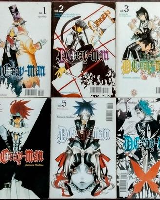 Manga D.Gray-Man vol.1-9 + 12 (Incompleta)
