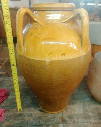 giara quattro manici in terracotta antica 