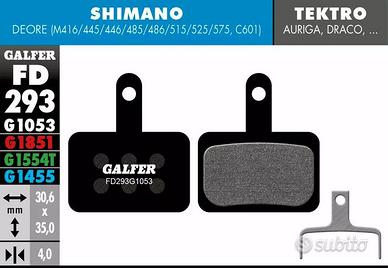 Pastiglie Freno Galfer SHIMANO FD293 - Brake Pads