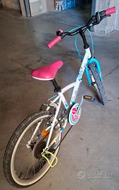 bicicletta b-twin bambino 20 pollici 