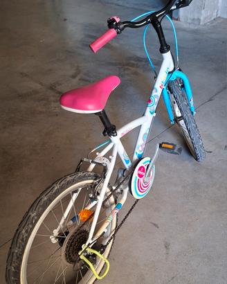 bicicletta b-twin bambino 20 pollici 