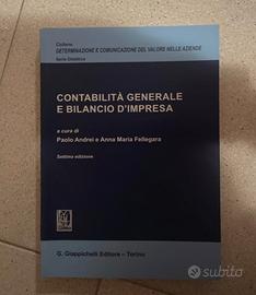 Libro contabilità generale e bilancio d’impresa