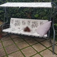 Dondolo-letto 4 posti Angerer grigio zincato